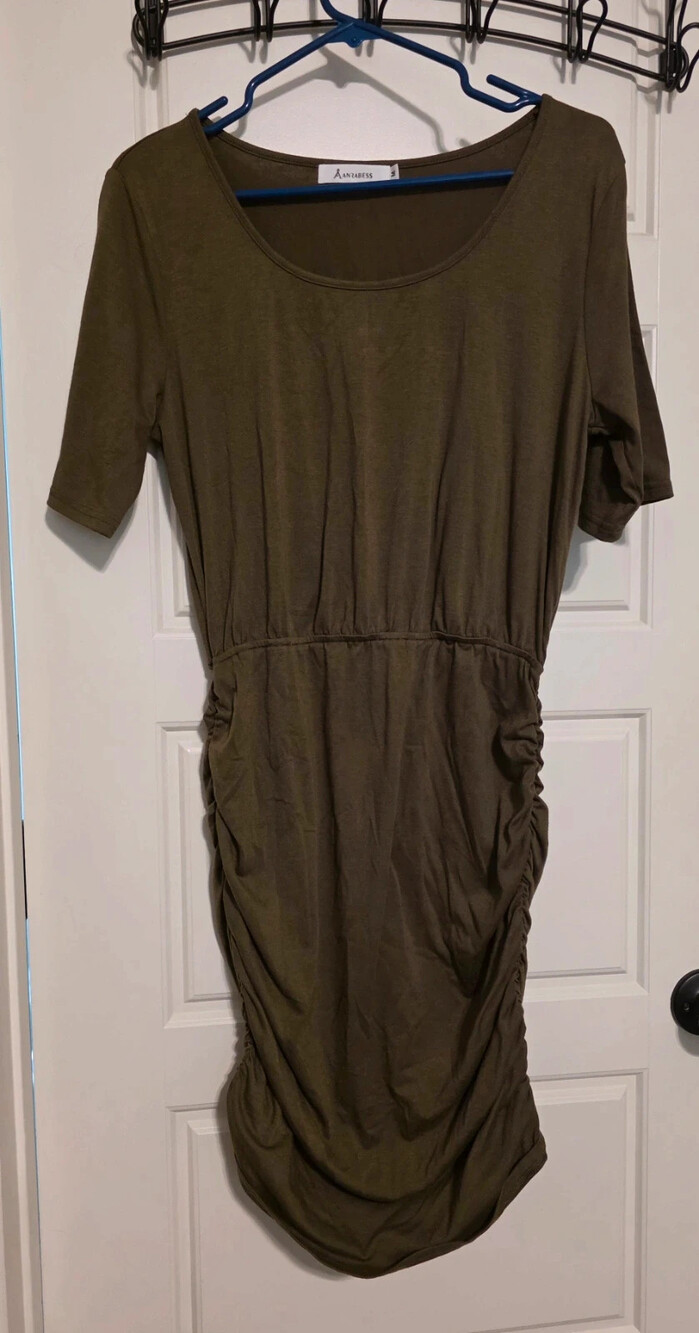 Olive Green Dress